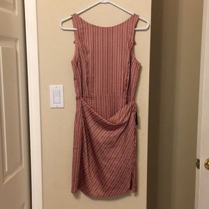Express sleeveless wrap dress